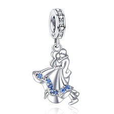 Jewelry Lovers in Love Charms 925 Sterling Silver Love Pendant Beads for Women f