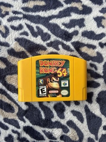 Donkey Kong 64 Nintendo 64 N64 Game-Tested - Working Authentic Yellow Cartridge
