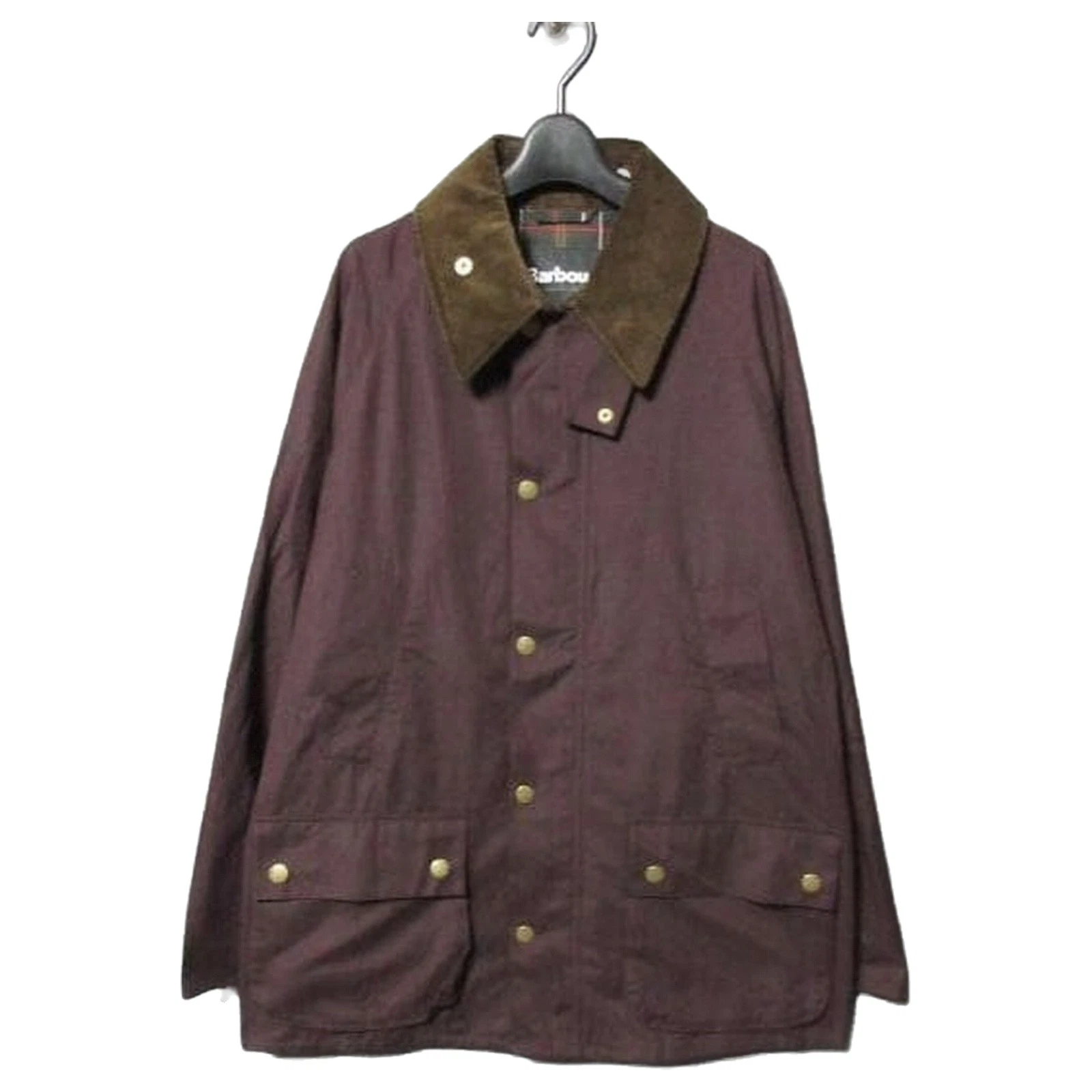 Barbour × FREAK'S STORE BEDALE Wine Red Sample Corduroy Collar Jacket 42 F/S image 1