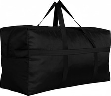 Extra Large Storage Duffle Bag with Zippers and Handles, Big Foldable Duffle Bag