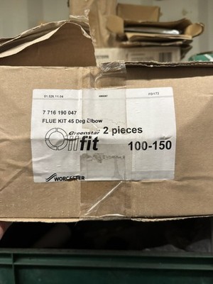 Worcester 100/150mm 45° Winkel (Paar) 7716190047