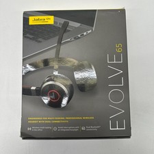 Jabra Evolve 65 UC Stereo Headset - Black / NO DONGLE