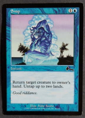 MTG Snap | Urza s Legacy | NM | Blue Instant | Pauper Combo | Old Border |