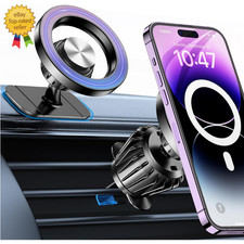Kaistyle for Magsafe Car Mount 20 Strong Magnets Magnetic Phone Holder for Car