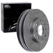 2X EUROBRAKE BREMSSCHEIBEN 240mm BELÜFTET VORNE PASSEND FÜR HONDA CIVIC |