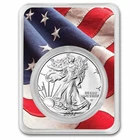 2026 1 oz American Silver Eagle - w/Betsy Ross Flag Card