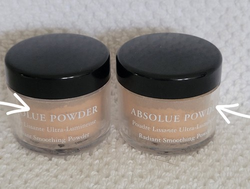 Set of 2 Lancome Absolue Powder Radiant Smoothing Powder Ecru Medium Trvl Size