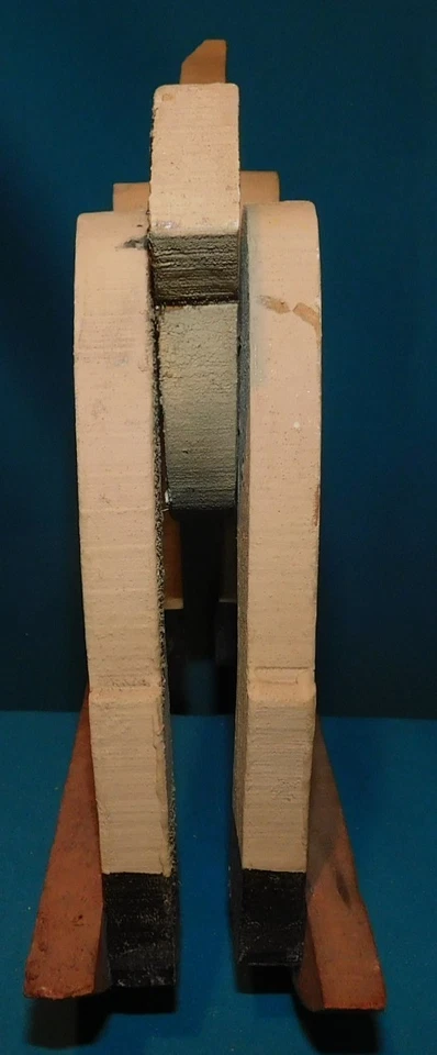 ANCIEN JOUET A BASCULE . CHEVAL JAUNE EN BOIS POLYCHROME . L 30cm H 25cm . 1920 - Photo 4/4