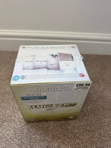 James Bond 007 Ultimate DVD Collector's Box Set 1-22 Collection Rare, Unused - Picture 2 of 5