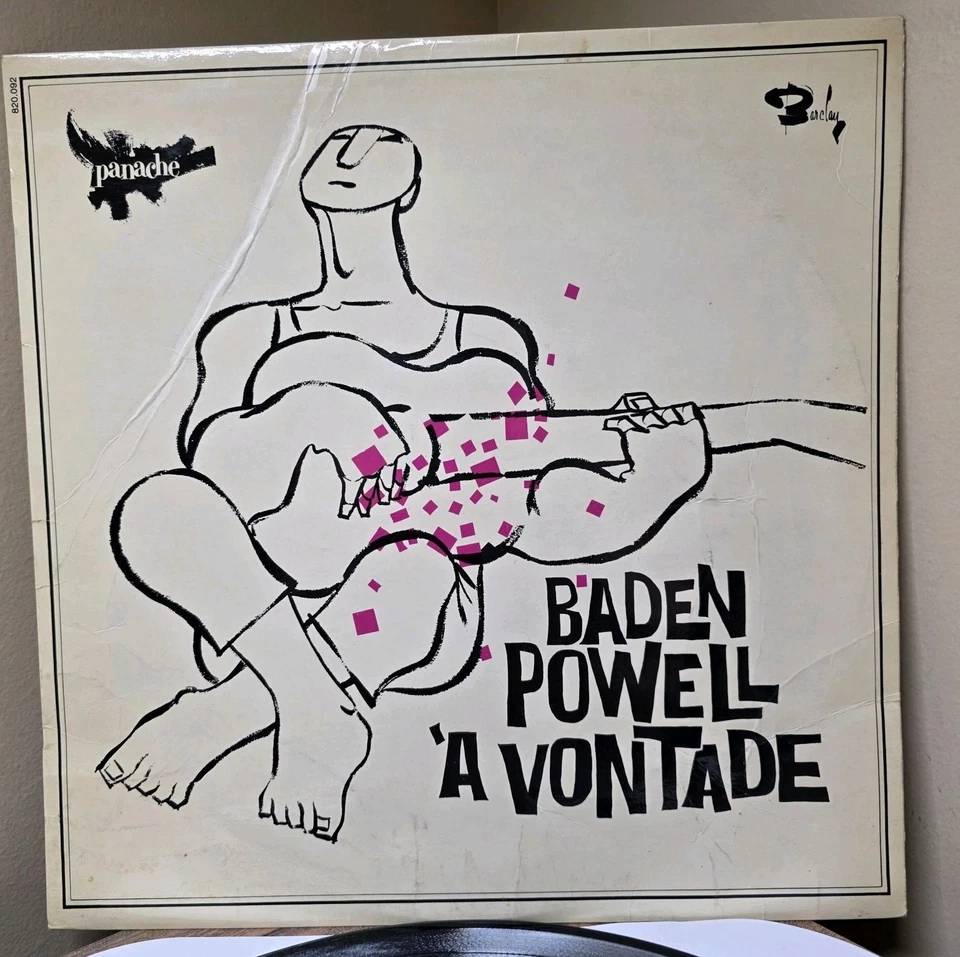 Baden Powell - 'A Vontade - Vinyl LP 1967 French Import  VG+/VG+ - Image 2 of 4
