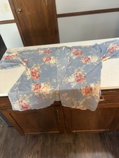 Xhilaration Blue Floral Kimono Size M/L