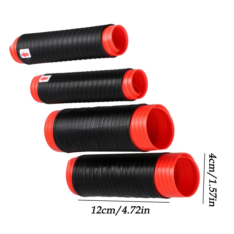 Motorbike Hand Grip Cover Slip On Silicone Anti Vibration Handlebar Grip Cover - image 3 of 4
