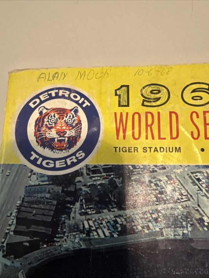1967 World Series St. Louis Cardinals Vs Detroit Tigers Program - Image 2 of 4