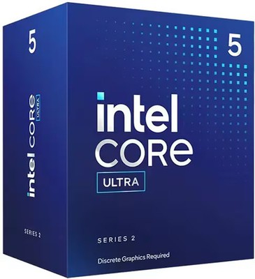 Intel Core  Ultra 5 225F 10-Kern CPU, Sockel 1851, Boxed (mit Kühler)