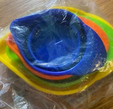 Collapsible Measuring Cups 4pc Nesting Silicone Dry Measuring Cup Set bpa Free