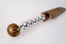 Vintage Large Custom BDSM Grater Spanking Paddle  Two Tone