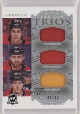 2018-19 The Cup Trios Jerseys 1/33 Sean Monahan Mark Giordano Noah Hanifin 0c3