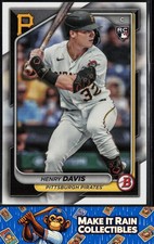 Henry Davis 2024 Bowman #61 Pittsburgh Pirates Rookie RC