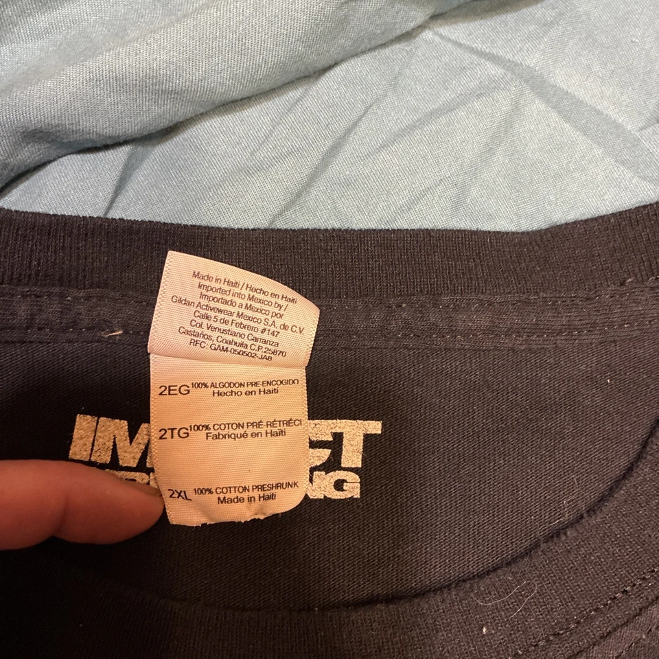 Jeffrey Nero Jeff Hardy TNA реслинг футболка размер 2XL 2011 художественные работы в рамке новый без ЯРЛЫКОВ - Изображение 4 из 4