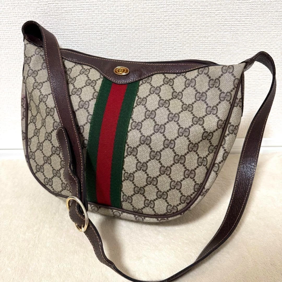 Sac à bandoulière Gucci motif Gg ligne sherry pvc luxe sac à main créateur sac à main