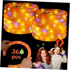 Light Up Party Favors Supplies,Bulk Glow Sticks Orange 36 Pack