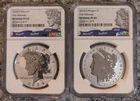 PAIR 2pc 2024-S Reverse Proof Morgan Peace Silver Dollars NGC PF69 First Release