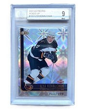 ILYA KOVALCHUK 2001-02 Pacific Heads-Up BGS 9.0 Mint Rookie Card #700/999. rookie card picture