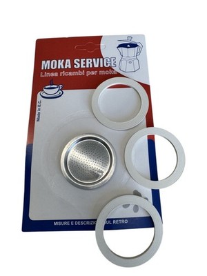 Bialetti Dichtung Ersatzdichtung Sieb Espressokocher 1 - 6 Tassen 