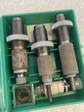 RCBS FL Reloading Die Set 11mm Mauser W/ Type 22 Shell Holder NICE