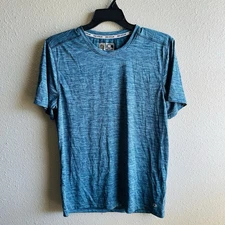 RBX X-Train Men’s Large Dri Fit Performance Shirt Vibrant Blue Running Gym