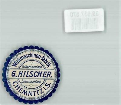 39937570 - 9000 Chemnitz Wirkmaschinen- Fabrik Hilscher Chemnitz Stadtkreis