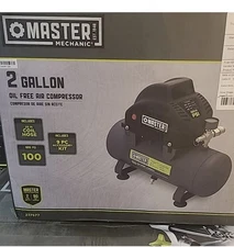 Master Mechanic U02HPVPMM MM 2GAL Air Compressor, Hot Dog Style