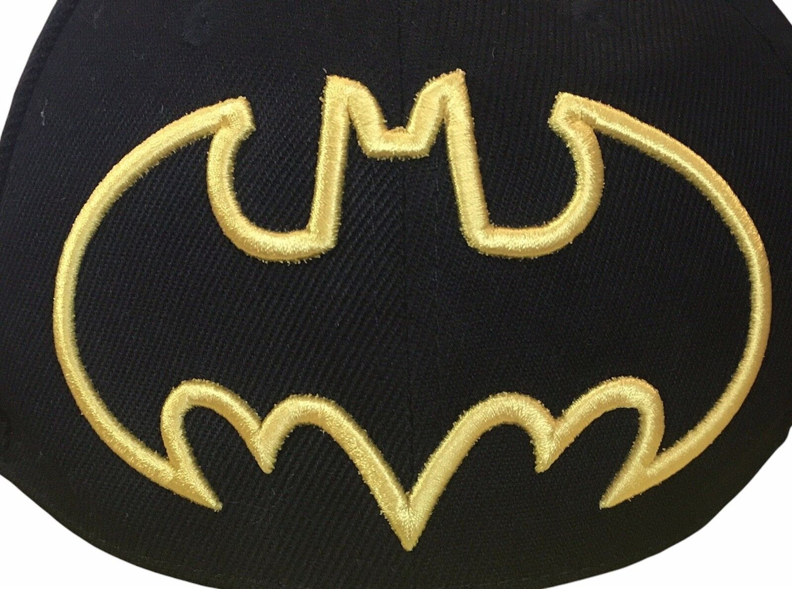 Batman Six Flags Yellow Logo Snapback Baseball Ca… - image 2