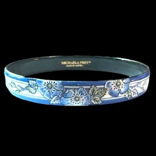 Vintage Michaela Frey Enamel Bangle Blue Flow...