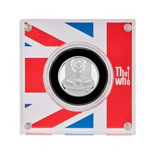 Music Legends.The Who The Royal Mint 2021 UK 1 £ 1/2oz Silver Proof Coin in box
