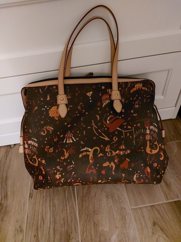 borsa piero guidi magic circus marrone - Foto 2 di 5