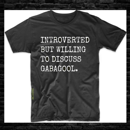 Introverted But Willing To Discuss Gabagool Sopranos Funny Tee S-3XL