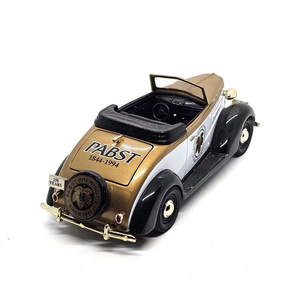 De colección Liberty Classics Die Cast Car Bank 1937 Chevy Pabst Brewing SIN LLAVE 1:25 Foto 4 de 4