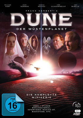 Dune: Der Wüstenplanet - Der TV-Mehrteiler (3 DVDs) (Fernsehju... DVD *NEU*OVP*