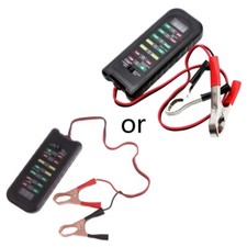 12V 24V Motorcycle Battery Tester Alternator Diagnostic Tools Fault Detector