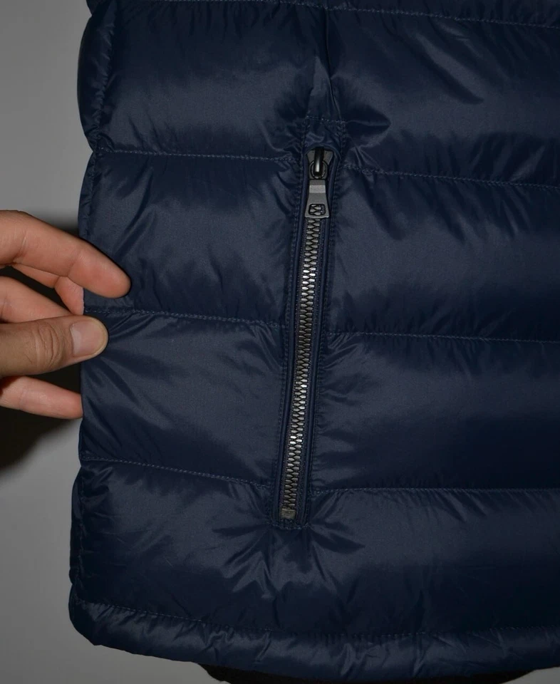 Marks and Spencer Puffer Vest Blue Size XL - Image 4 of 4