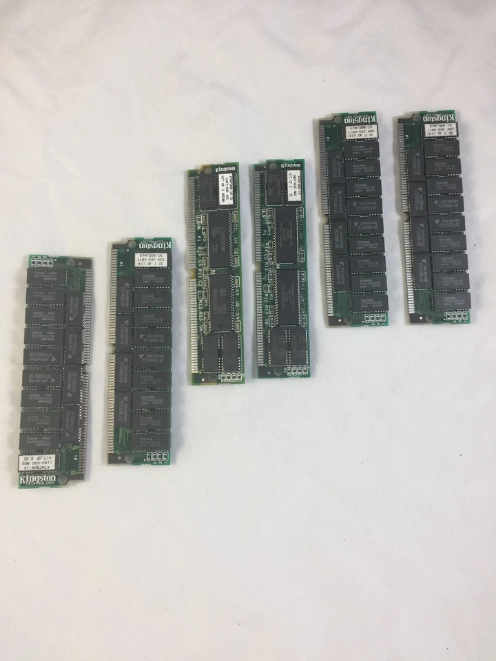 2pc Kingston 8MB FPM PARITY 16MB Total SIMM 72-PIN 2X36 Memory KTM0130 KTCPL433 - Image 4 of 4