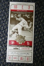 MARTY BRENNAMAN REDS TICKET STUB 7/18/2019 FINAL SEASON CINCINNATI REDS