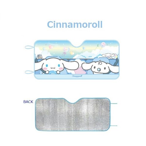 Sanrio Kuromi , My Melody , Cinnamoroll , Hapidanbui Car Sun Shade Sun Visor - Picture 11 of 12