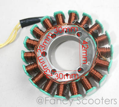 Pickup Coil Igniter Stator Trigger Ch250 Gy6 250cc Scoot Aac | Meses Sin Interés - Foto 5