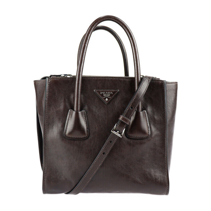 Beautiful PRADA Prada Handbag BN2625 Gray Scarf B… - image 1