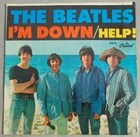 THE BEATLES 1965 HELP / I'M DOWN CAPITOL 5476 45 RPM W/ PICTURE SLEEVE