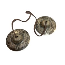 Tingsha Cymbales Cloches Manzira Bouddhisme Bouddhiste Religion Tibet Inde