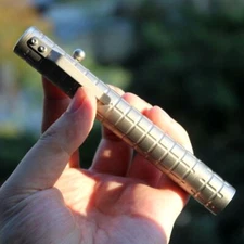 EDC Titanium Alloy Torch LED Flashlight Torch Pocket Light Outdoor Camping Light