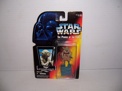 1995 Kenner Star Wars The Power of the Force Yoda Jedi Trainer Backpack Figure